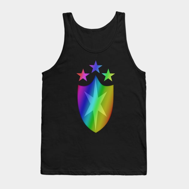 MLP - Cutie Mark Rainbow Special - Shining Armor Tank Top by ariados4711